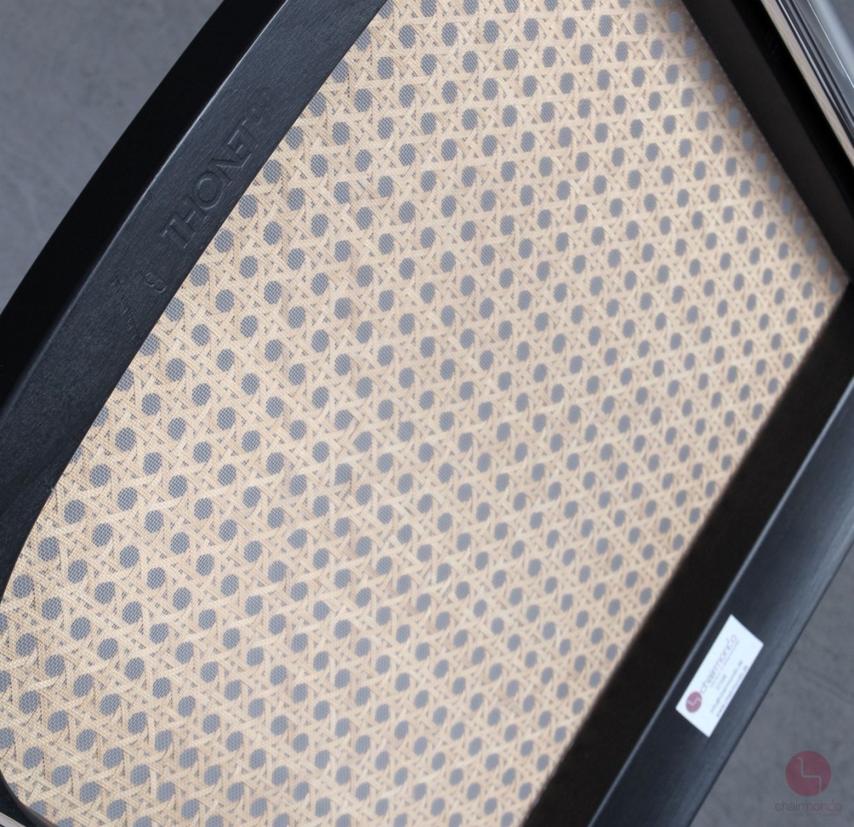 Thonet S32 V Freischwinger Schwarz mit Wiener Geflecht + Stützgewebe gebraucht