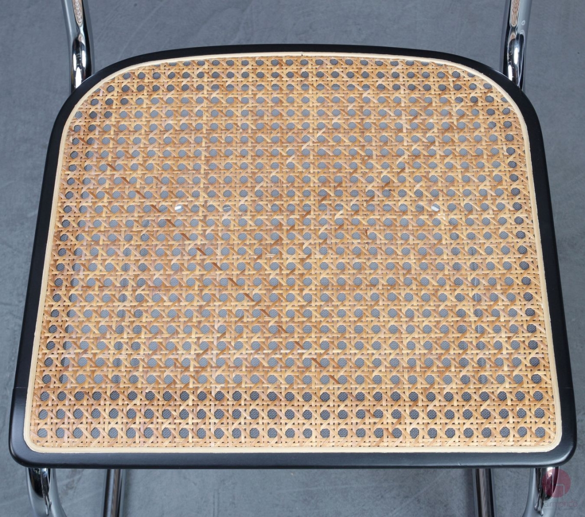 Thonet S32 V Freischwinger Schwarz mit Wiener Geflecht + Stützgewebe gebraucht