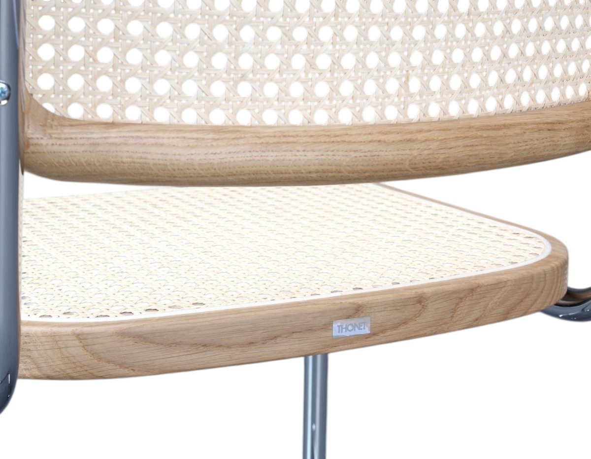 Preview: Thonet S32 VHT Barhocker in Pure Materials Detailansicht