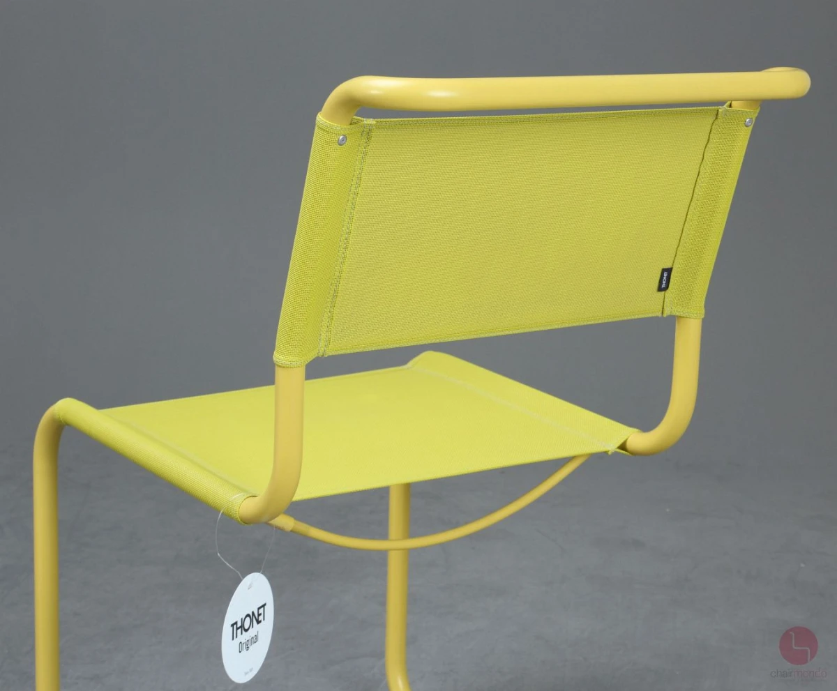 Thonet S33 N All Season Freischwinger in Gelb