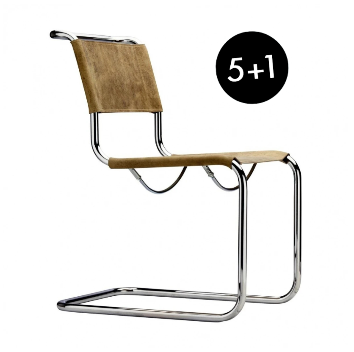 Thonet S33 Büffellleder 5+1 Aktion