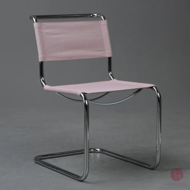 Thonet S33 V mit Stoff Bezug Field 2 Mauve violett