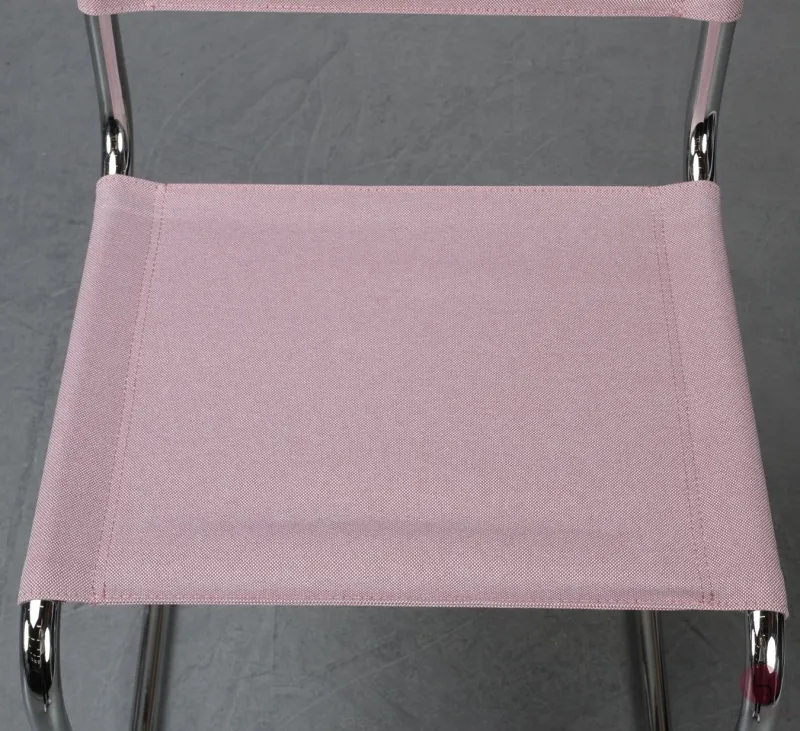 Thonet S33 V mit Stoff Bezug Field 2 Mauve violett