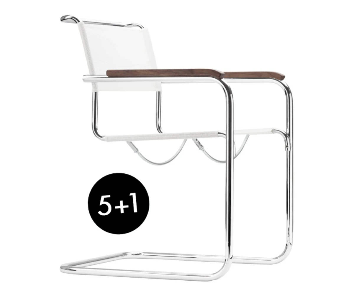 Thonet S34 Netzgewebe weiß 5+1 Aktion