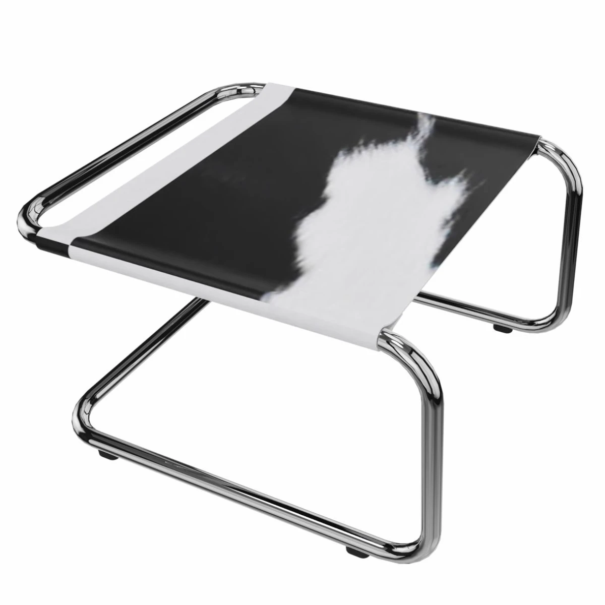 Thonet S35 LVH Hocker Kuhfell schwarz