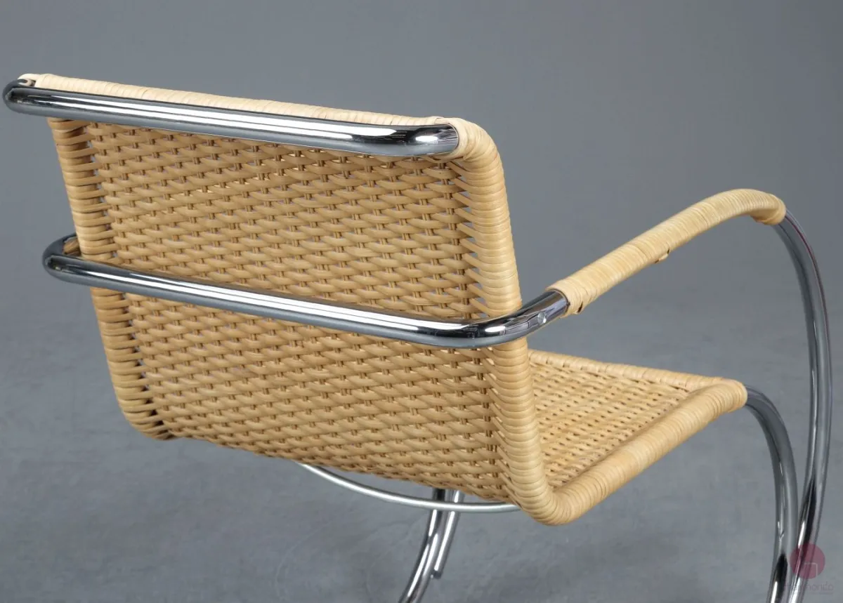 Thonet S533 RF Freischwinger mit Rattan Geflecht gebraucht