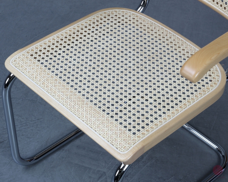 Thonet S64 Freischwinger Buche klar lackiet Wiener Geflecht erneuert