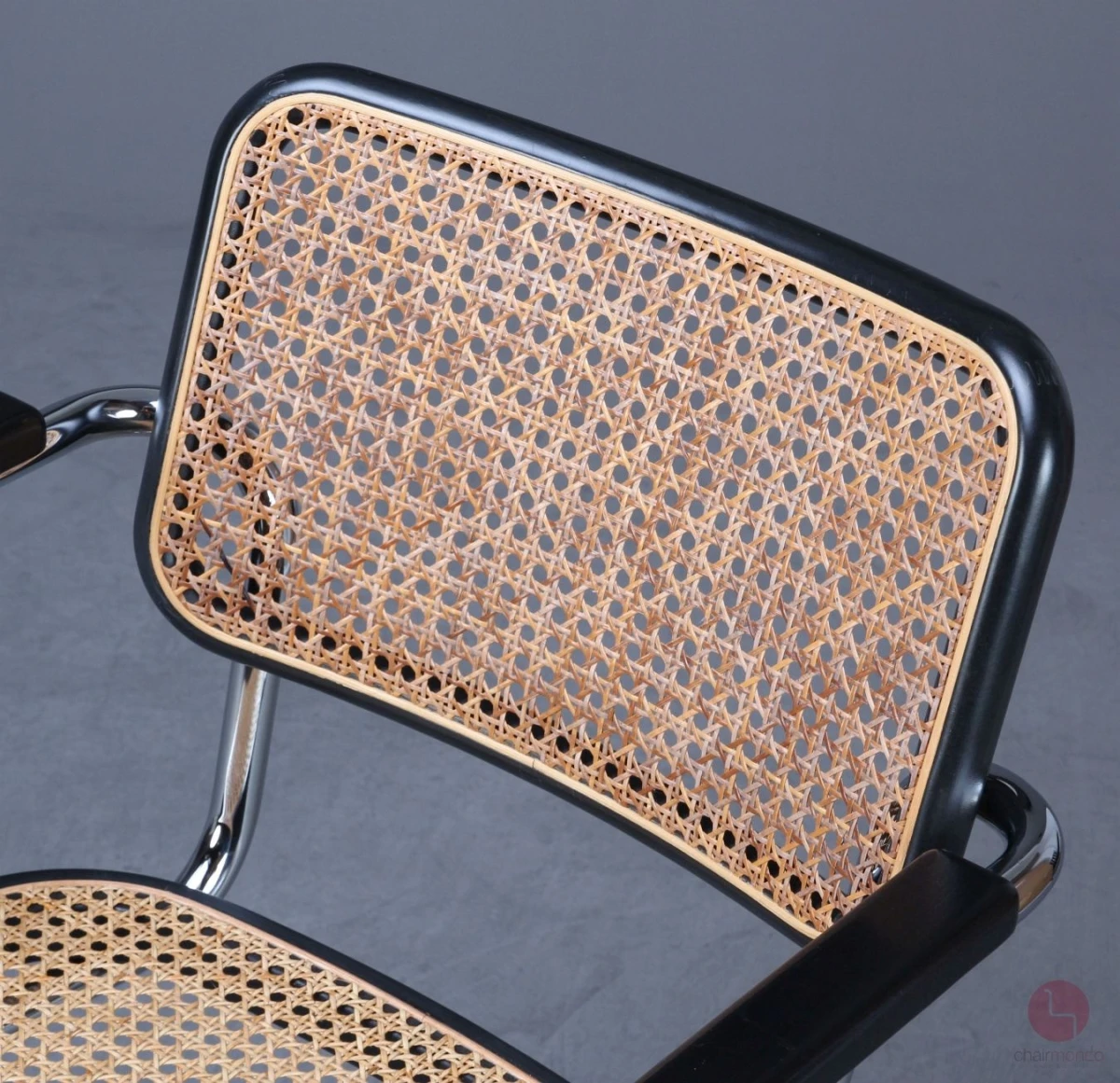 Thonet S64 Freischwinger in Schwarz mit Patina gebraucht