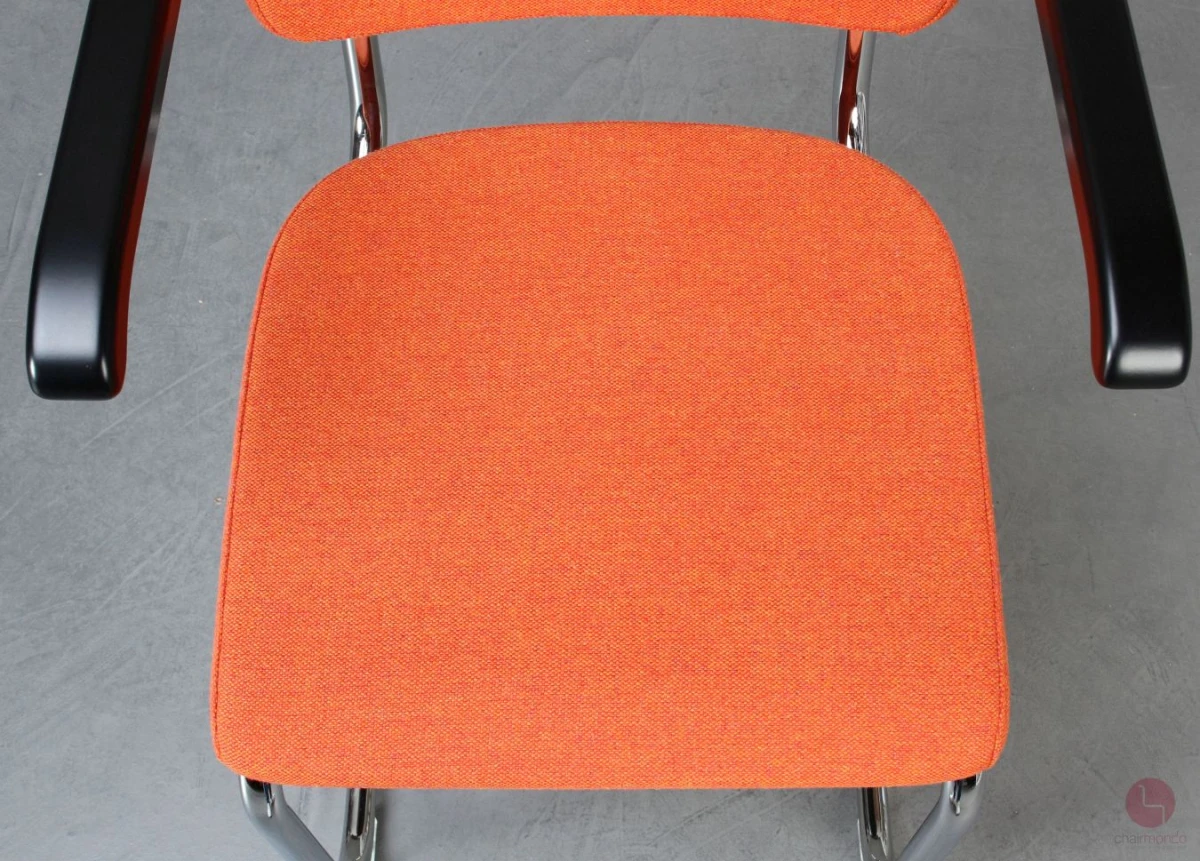 Thonet S64 PV Stoff Orange wie neu