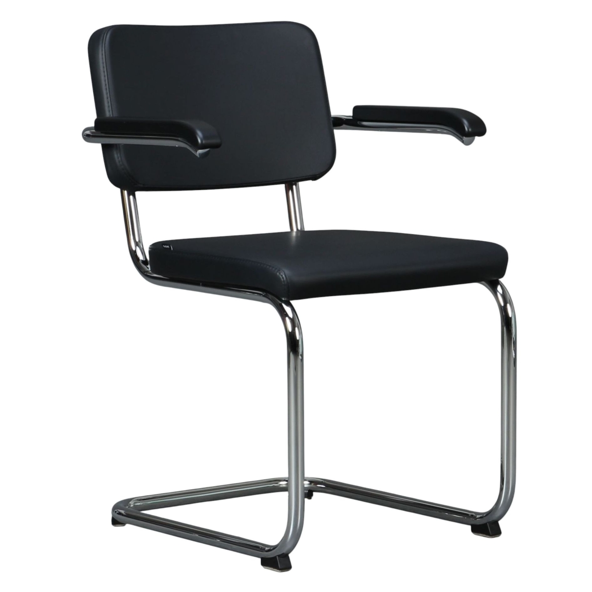 Preview: Thonet S64 PV Freischwinger Leder vollumpolstert, Neuware frei konfigurierbar Preview: Thonet S64 PV Freischwinger Leder vollumpolstert, Neuware frei konfigurierbar