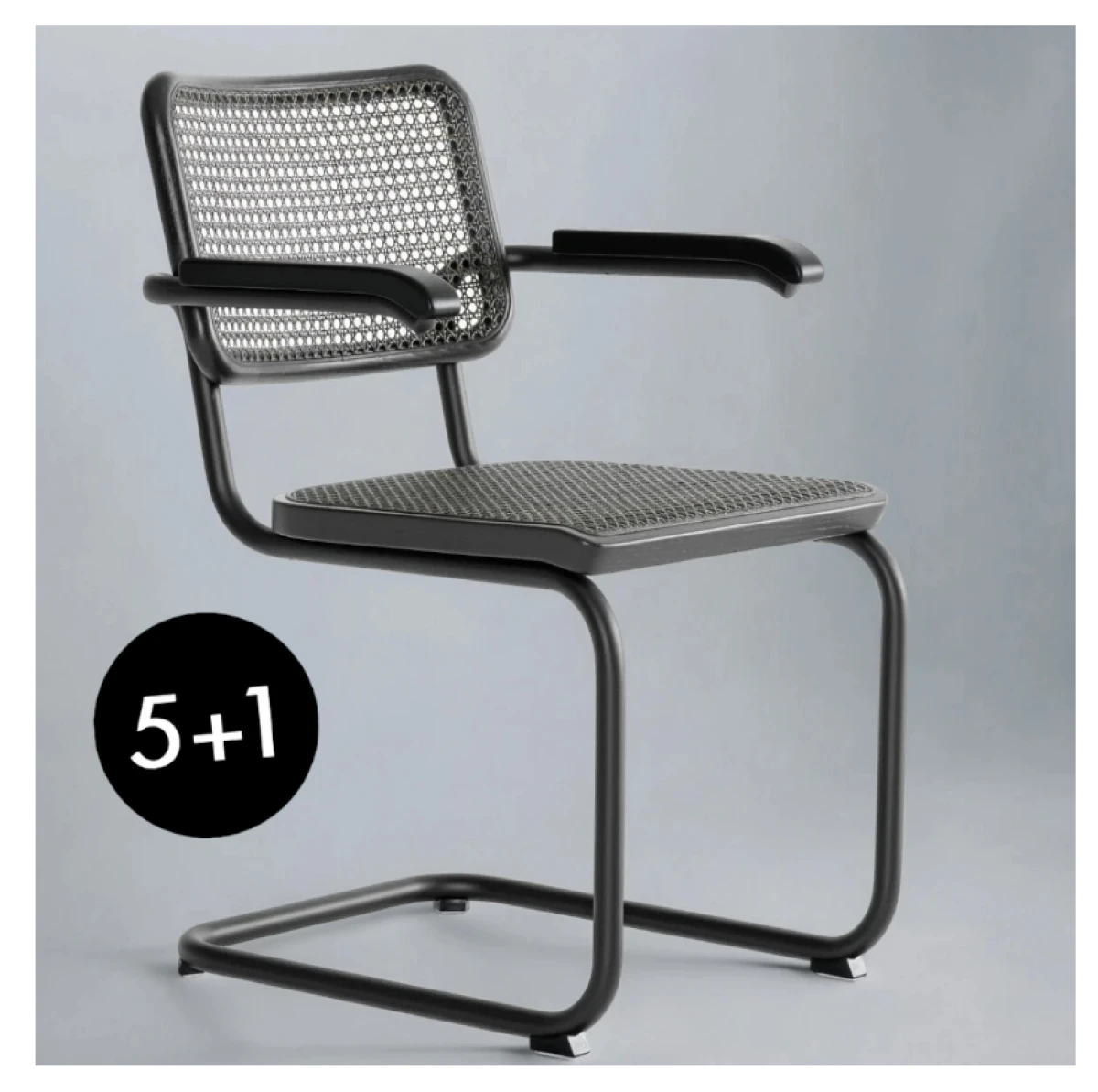 Thonet S64 Dark Melange 5+1 Aktion
