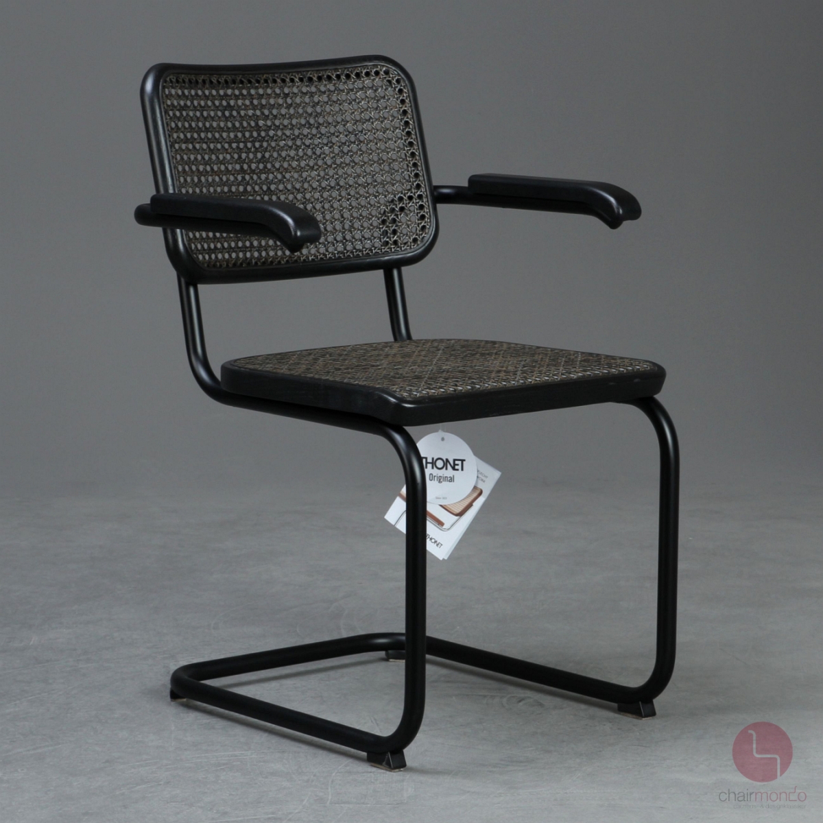 Thonet S64 V Dark Melange Schwarz