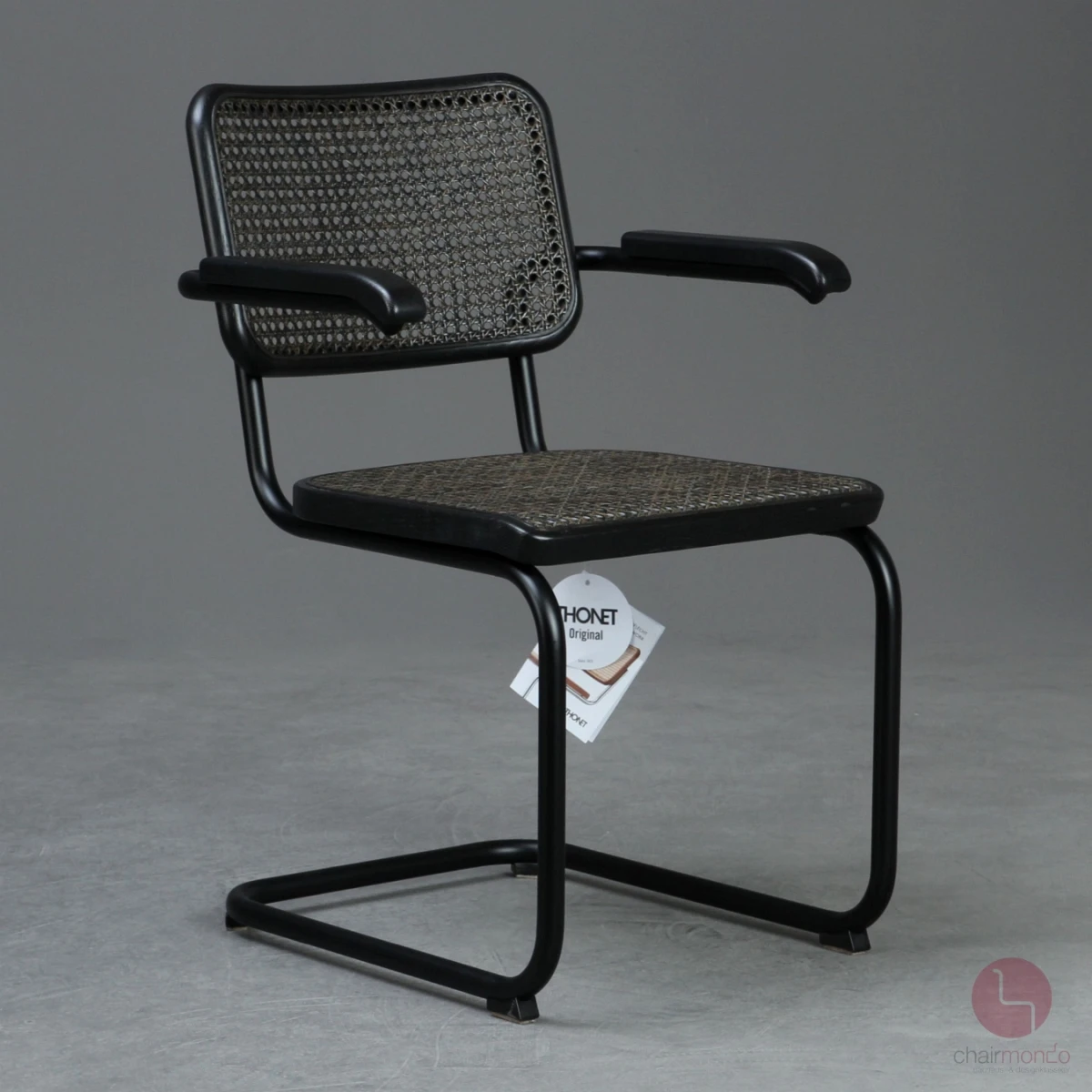 Thonet S64 V Dark Melange Schwarz
