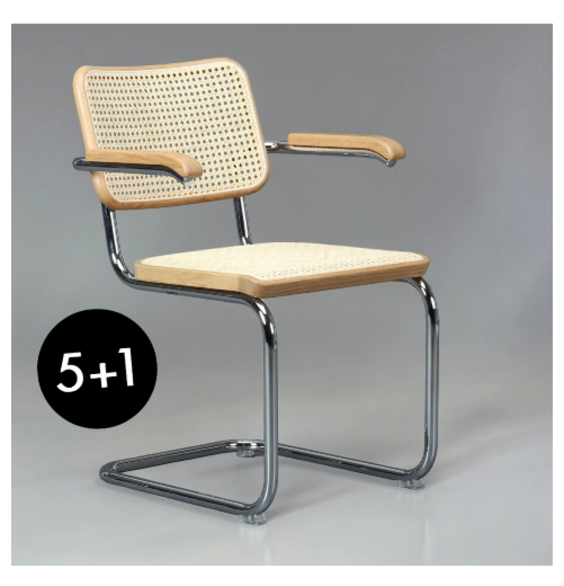 Thonet S64 Pure Materials Eiche 5+1 Aktion