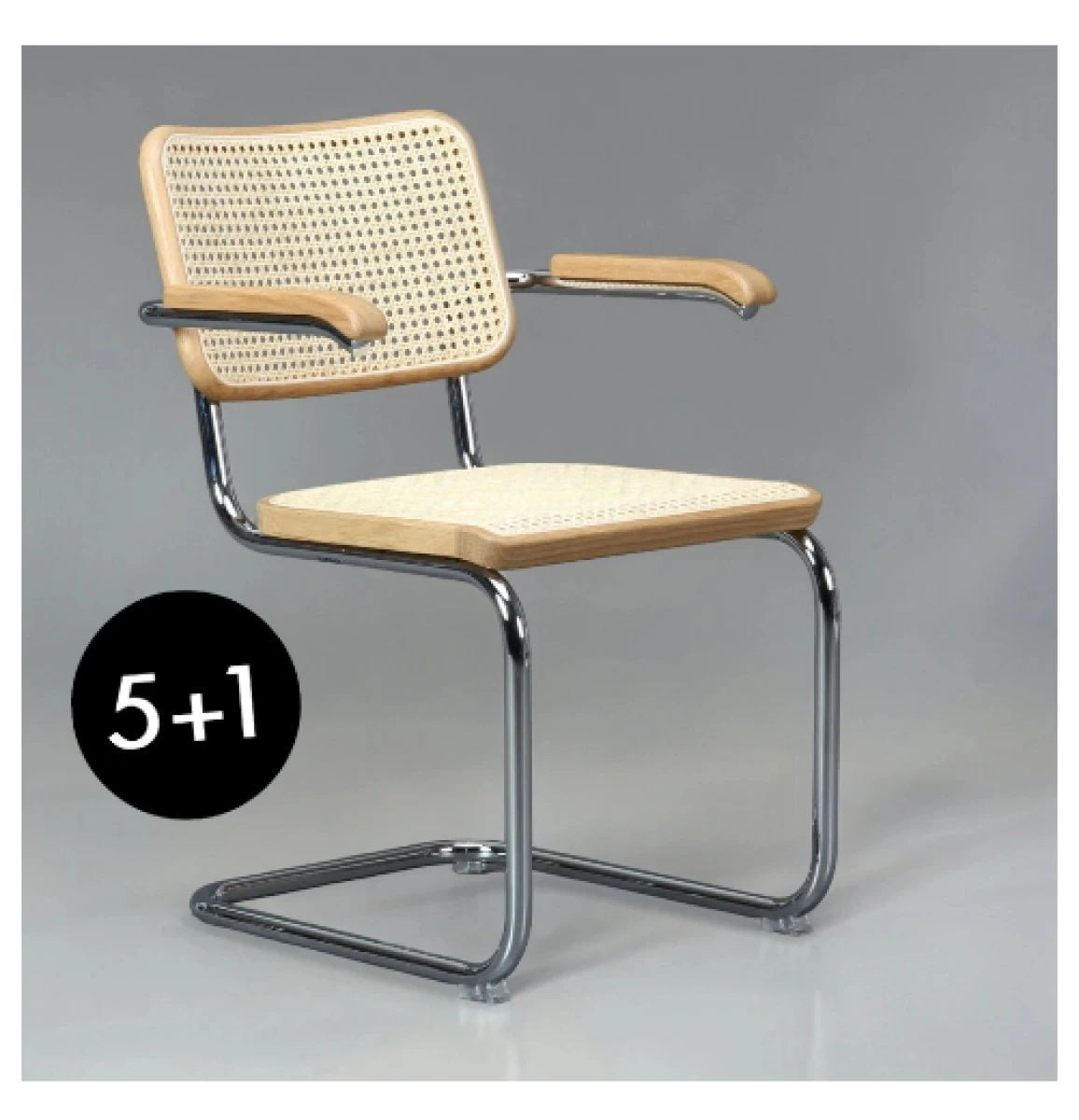 Thonet S64 Pure Materials Eiche 5+1 Aktion