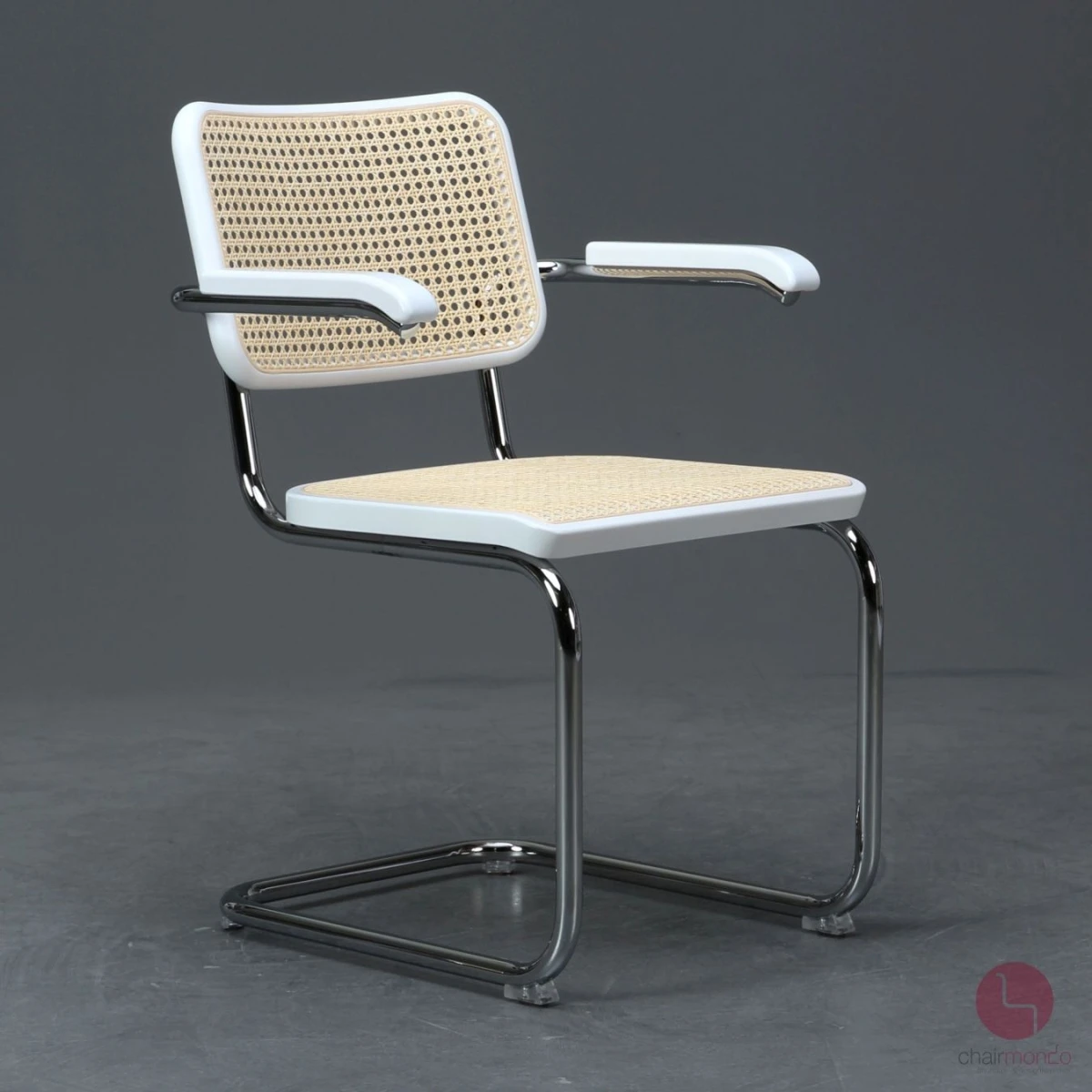 Thonet S64 V Freischwinger in Weiß aus 2021, neuwertig gebraucht