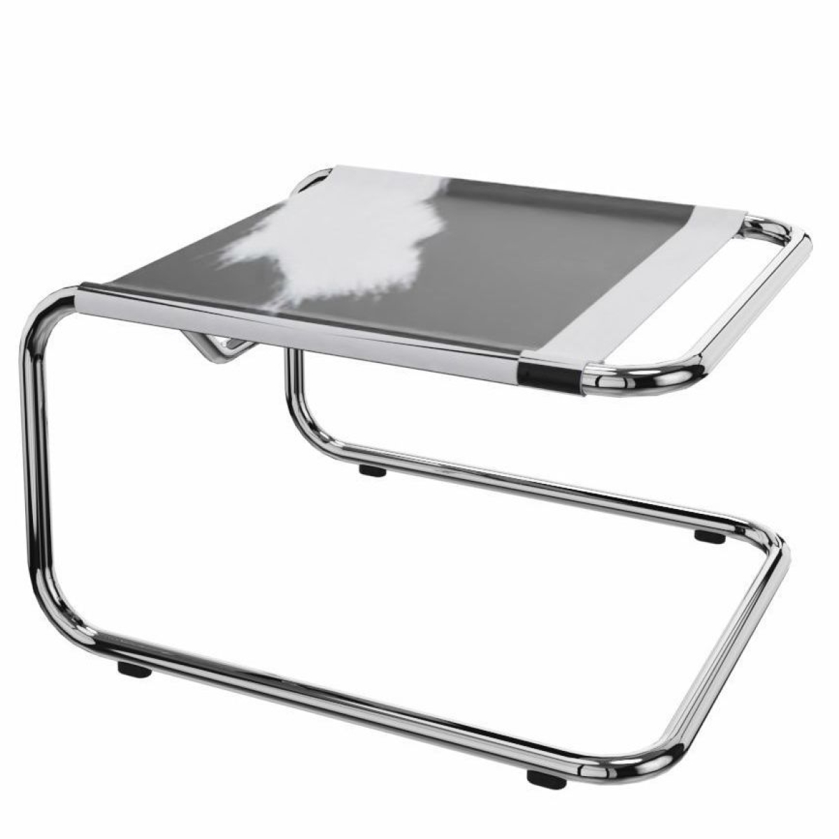 Preview: Thonet S35 LVH Hocker Kuhfell grau