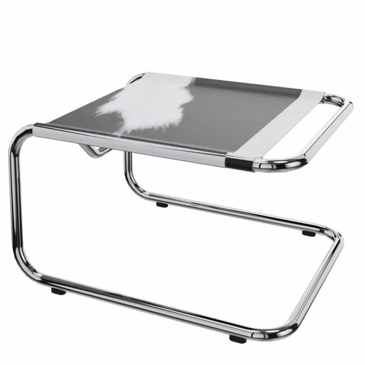 Thonet S35 LVH Hocker Kuhfell grau