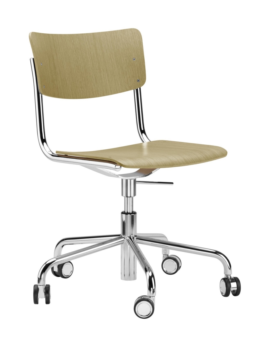 Preview: Thonet S43 DR Drehstuhl Bürostuhl Eiche Pure Materials