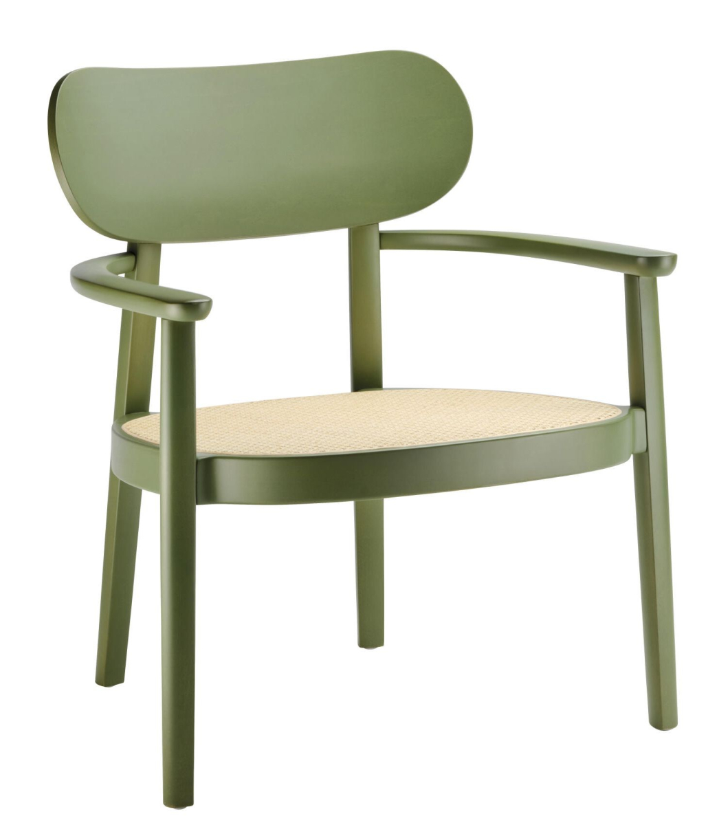 Thonet 119 F Wiener geflecht in Olivgrün