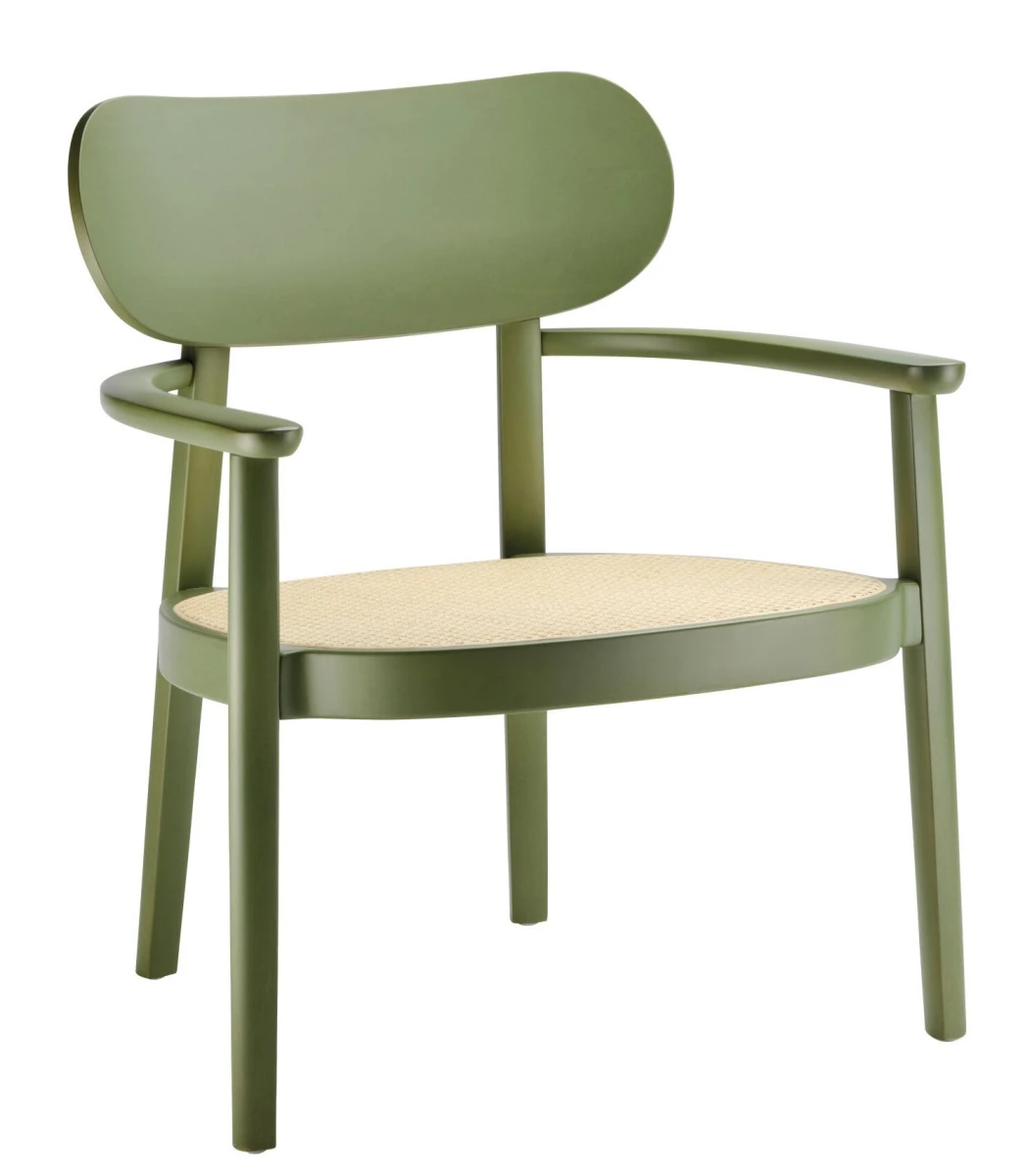 Thonet 119 F Wiener geflecht in Olivgrün
