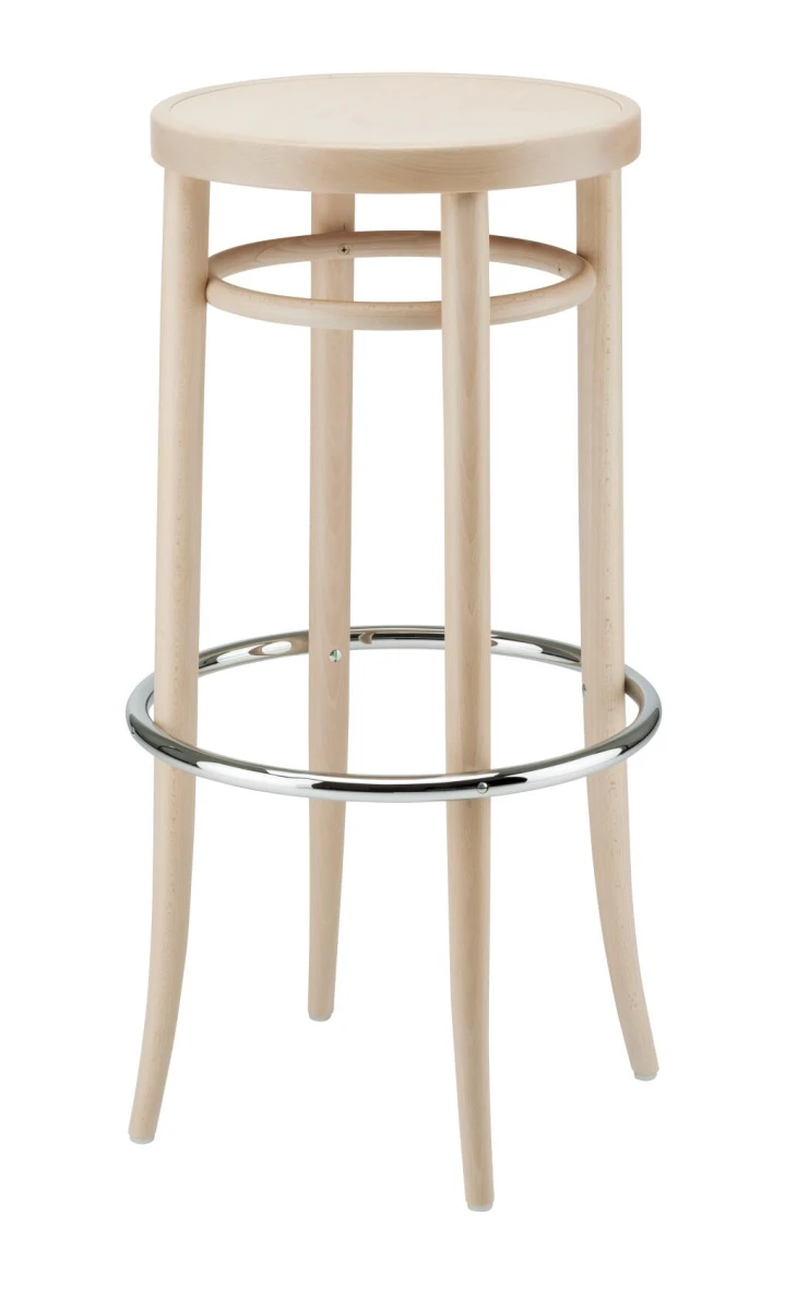 Abbildung des Thonet 204 MH Barhockers – stilvolle Kombination aus traditioneller Handwerkskunst und modernem Design mit hochwertiger Verarbeitung.