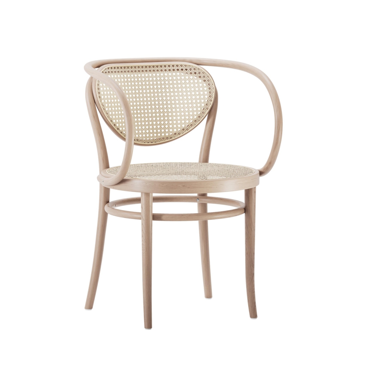 Preview: Thonet 210 R mit Wiener Geflecht in Buche Natur