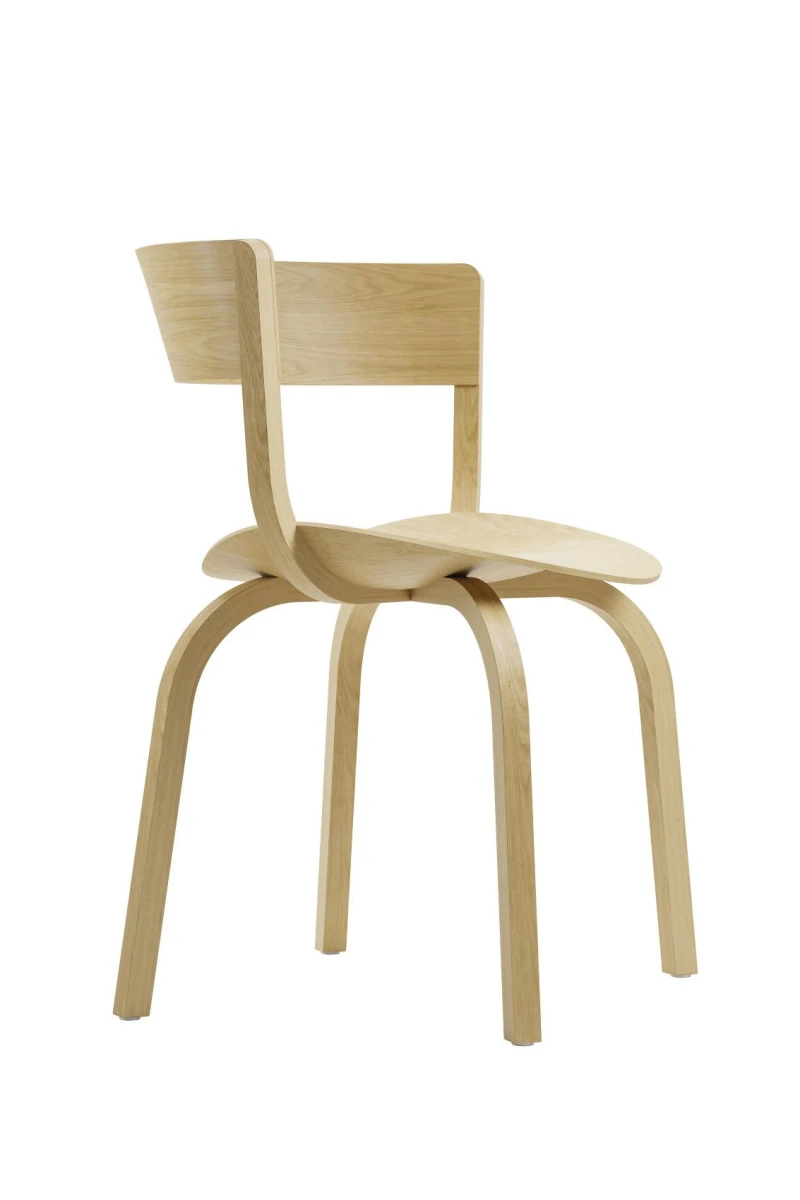 Thonet 404 F Bugholzstuhl in Eiche klar lackiert