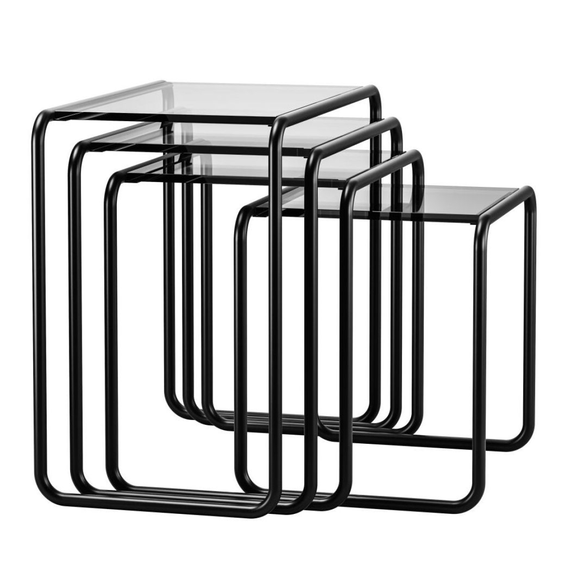 Preview: Thonet B9 All Seasons Beistelltisch Schwarz