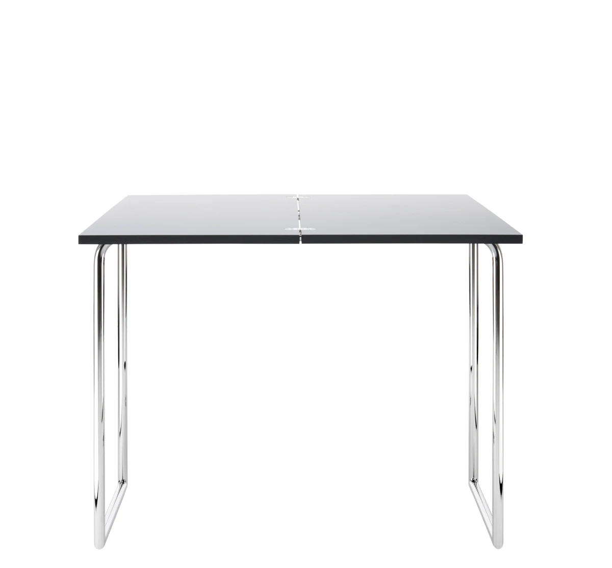 Thonet B 109 Klapptisch schwarz aufgeklappt