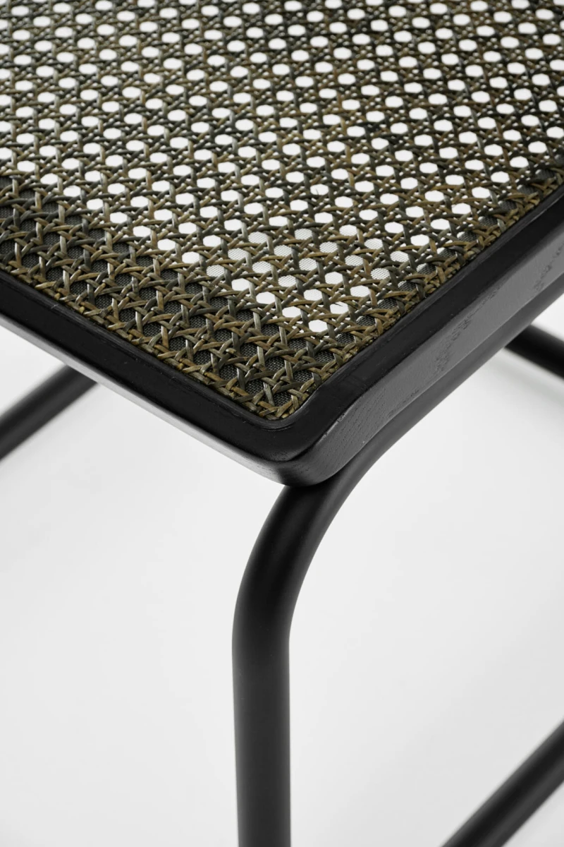 Thonet S64 V Dark Melange Freischwinger Sage Grün inkl. Filzgleiter