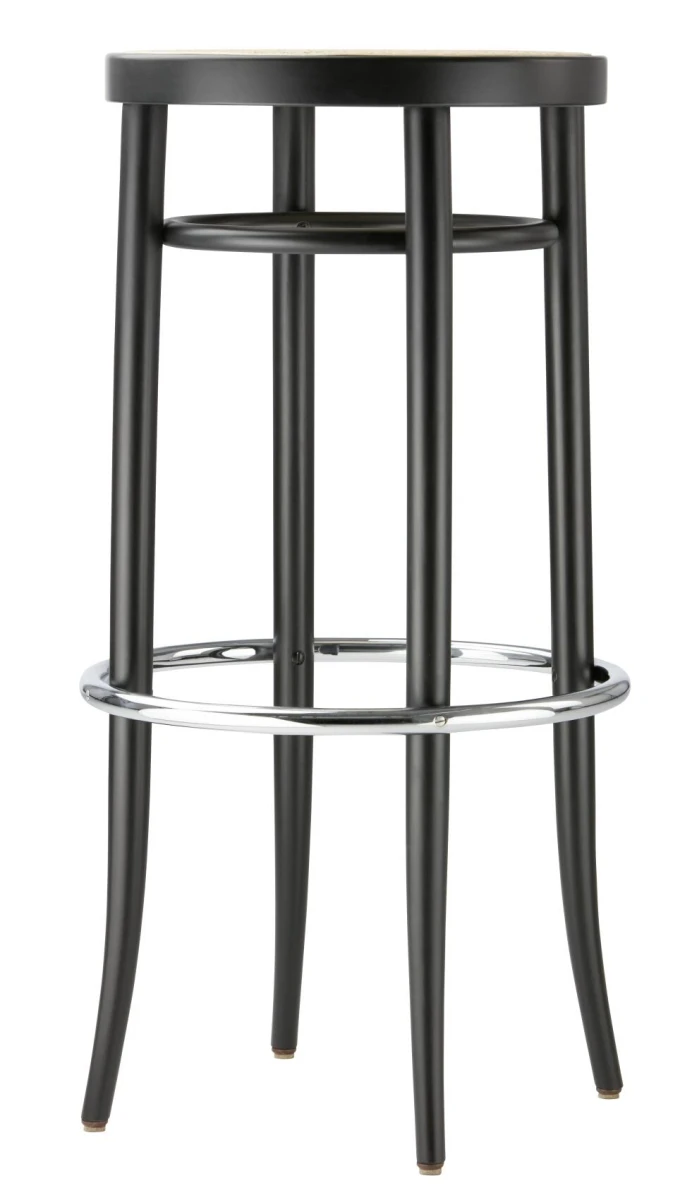 Abbildung des Thonet 204 RH Barhockers – ein stilvoller Hocker, der klassische Handwerkskunst und modernen Sitzkomfort vereint.