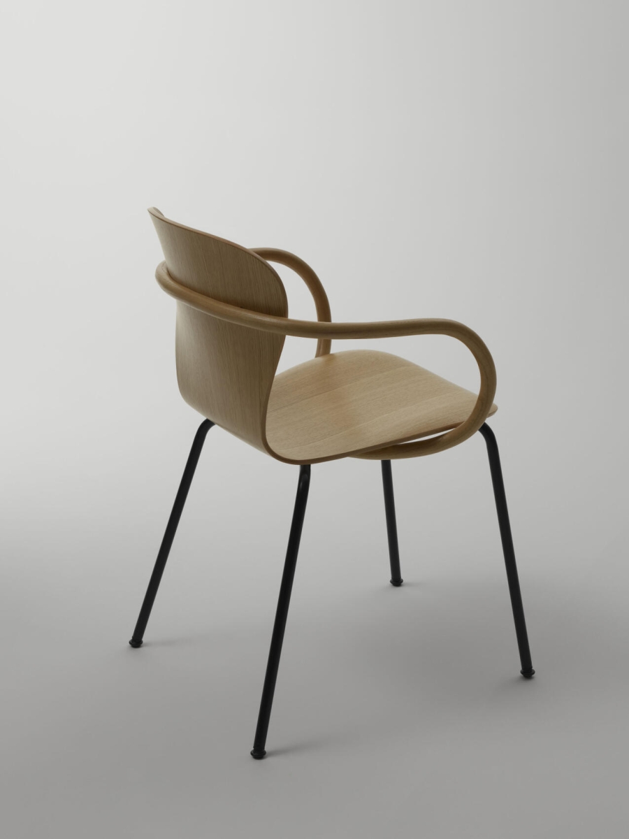 Preview: Thonet S220 F von hinten seitlich abgebildet