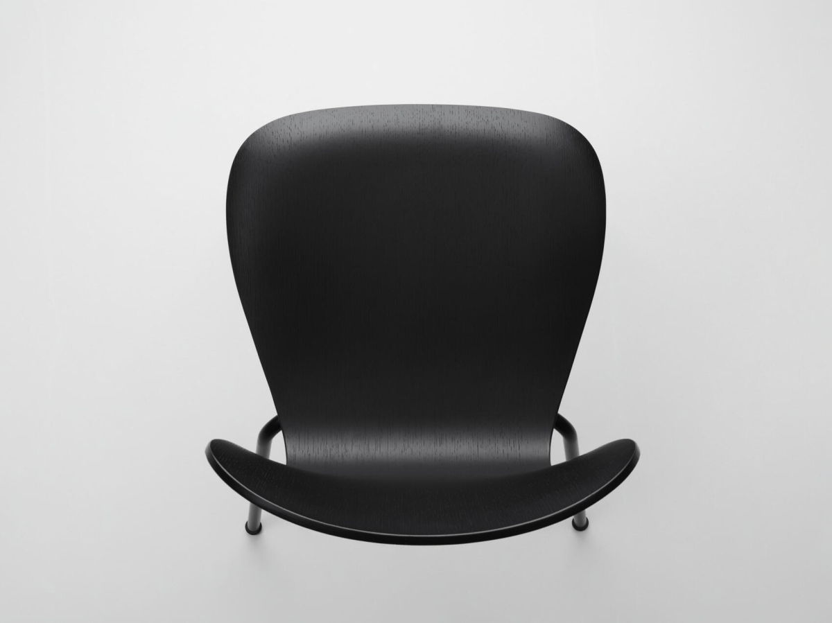Preview: Thonet S220 schwarz von oben details abgebildet