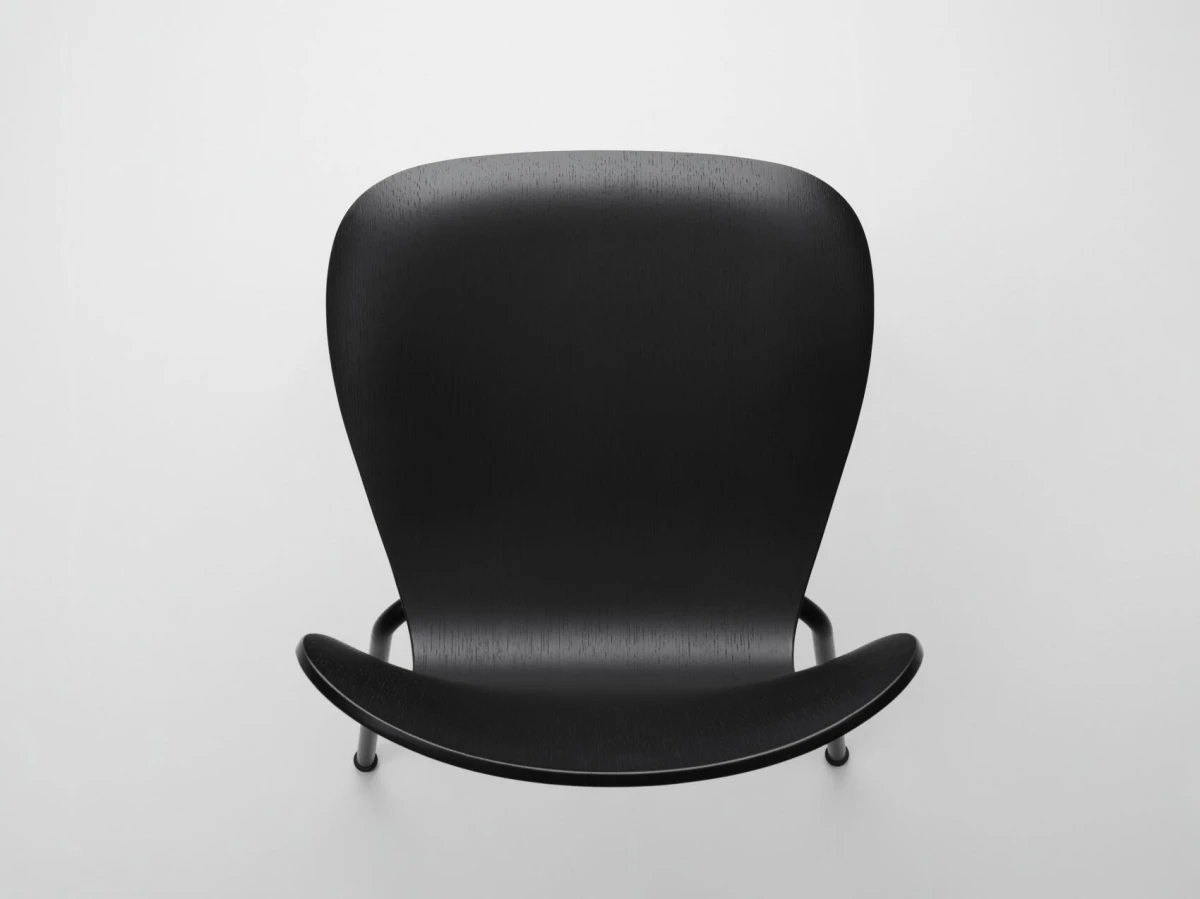 Thonet S220 schwarz von oben details abgebildet
