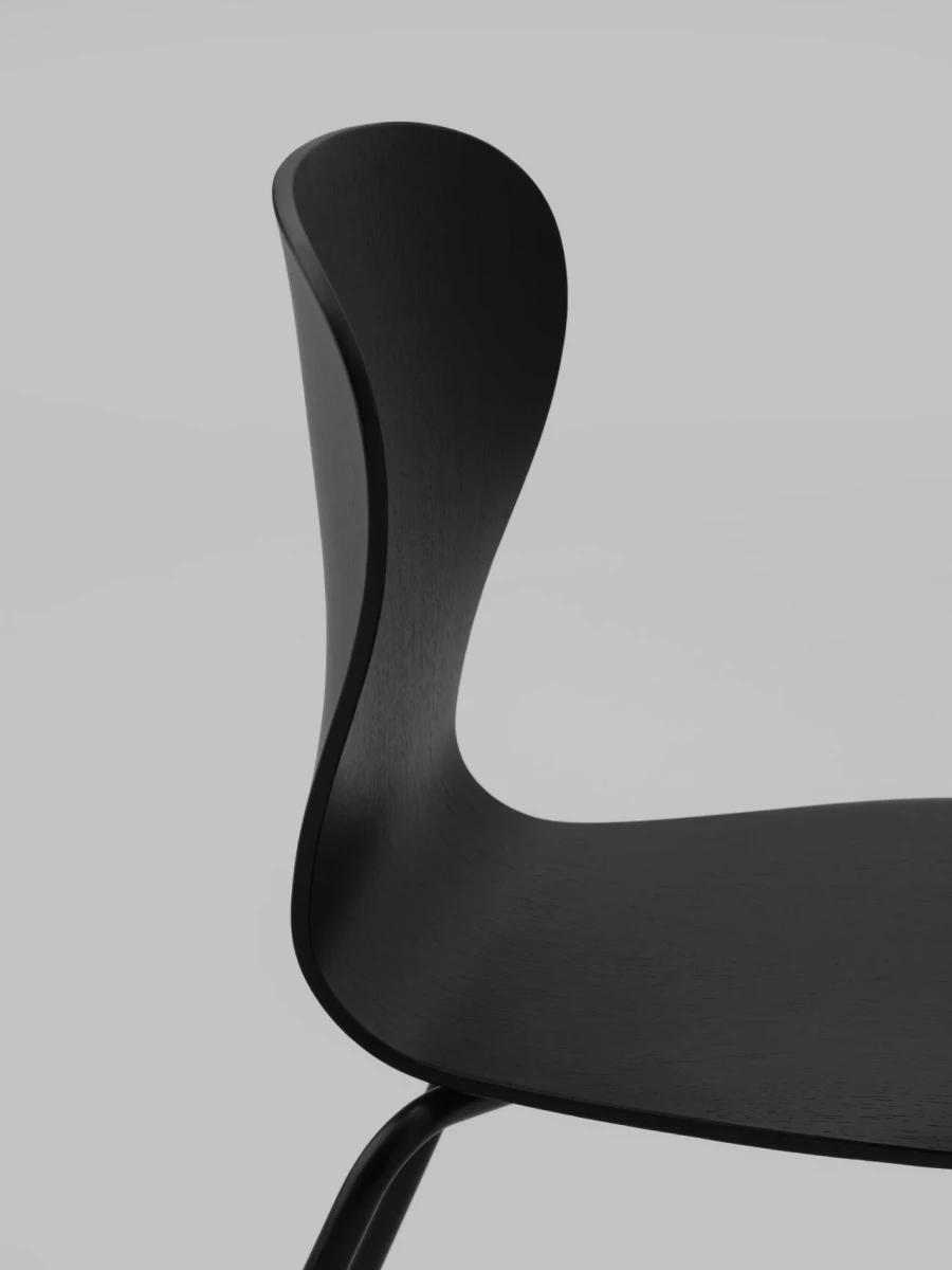 Thonet_S220_schwarz_seitlich details abgebildet