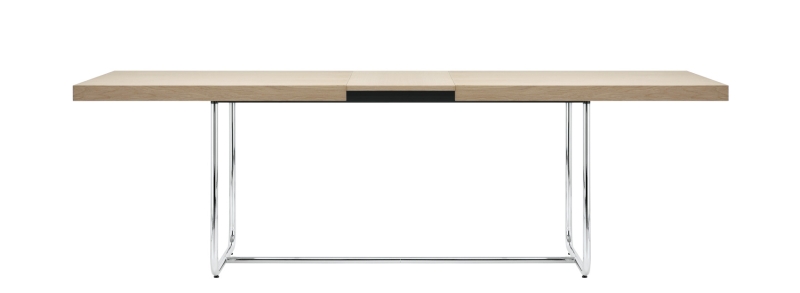 Preview: Thonet S1071 Ausziehtisch mit Buche Platte