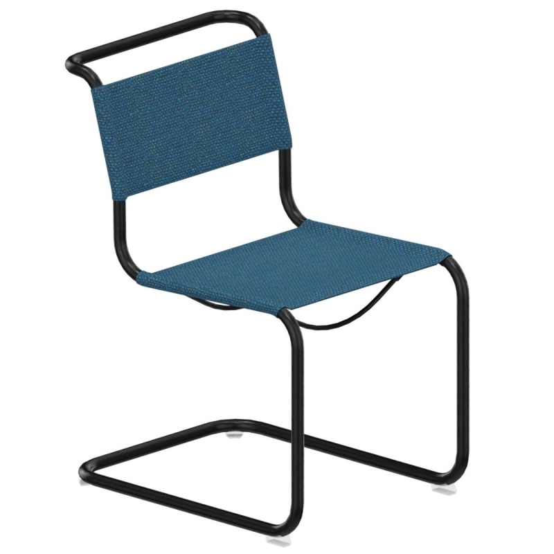 Preview: Thonet S33 V Freischwinger Stoff Konfigurator Main Line Flax / Remix3