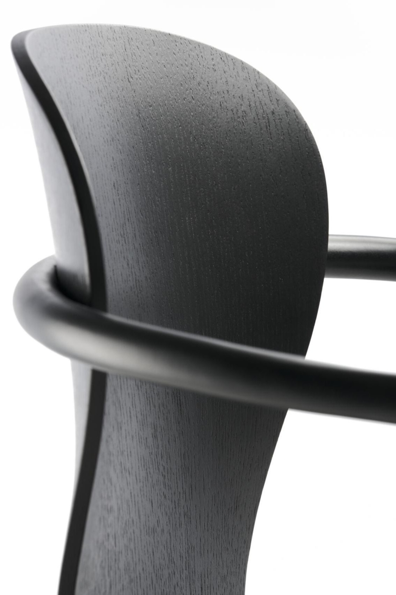 Preview: Thonet S220 FDRW Bürostuhl Schwarz