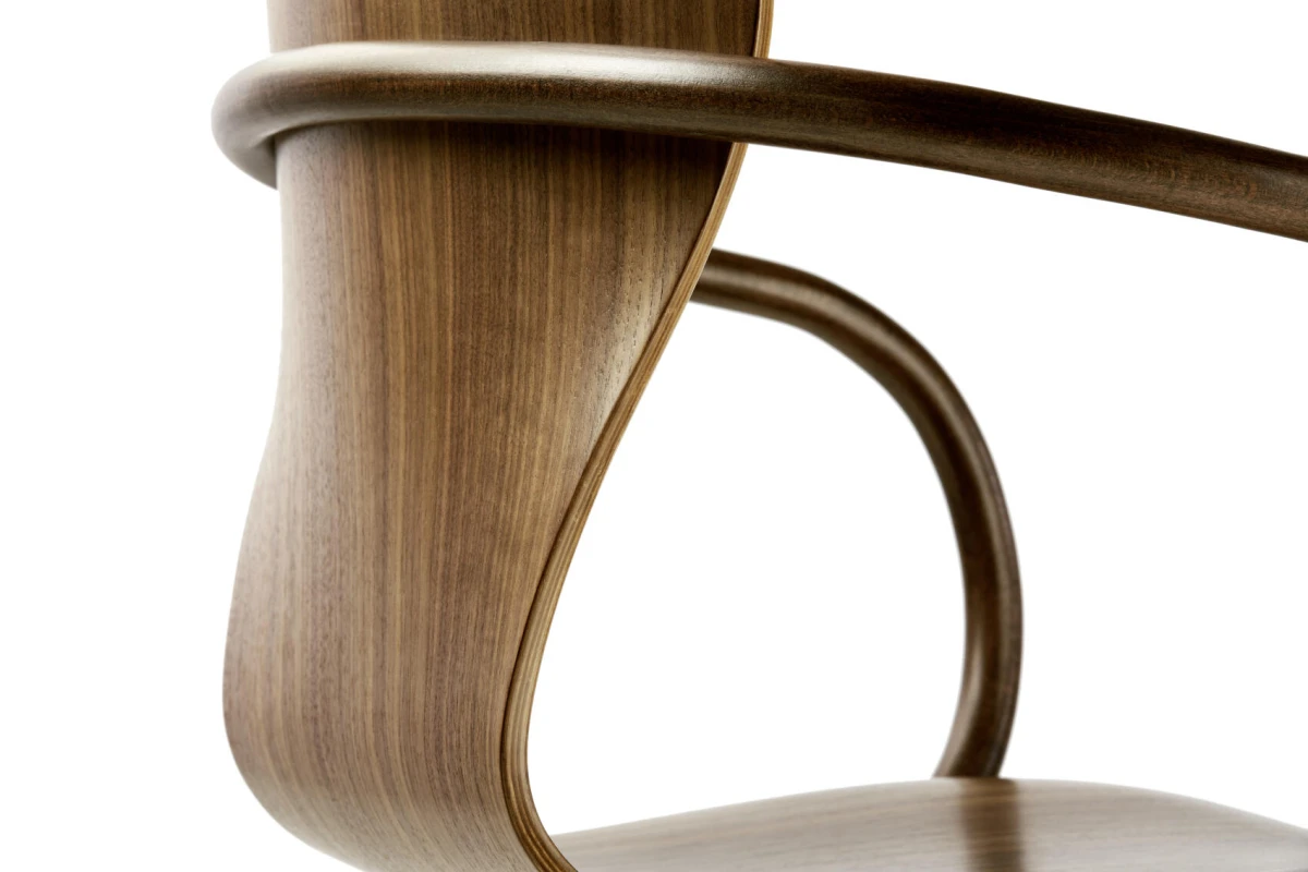 Thonet S220 FDRW Bürostuhl Nussbaum Holz