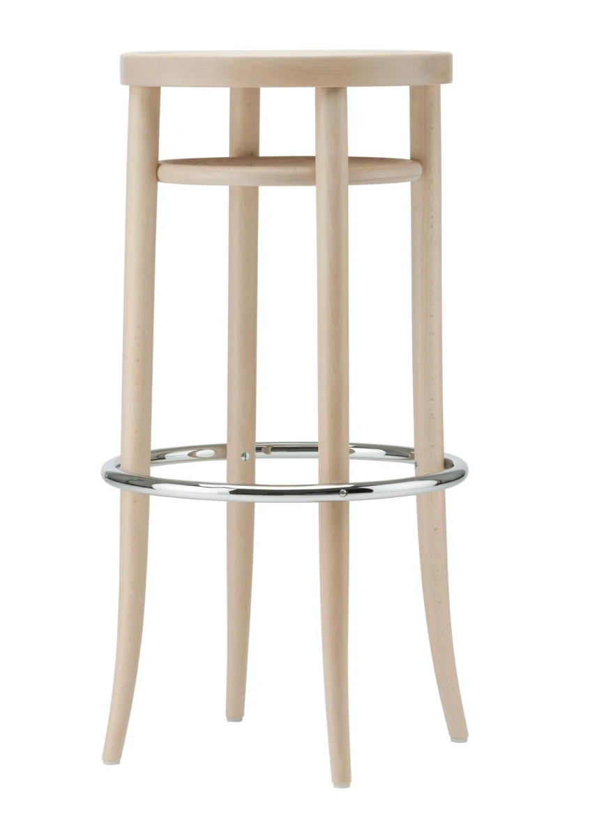 Abbildung des Thonet 204 MH Barhockers – stilvolle Kombination aus traditioneller Handwerkskunst und modernem Design mit hochwertiger Verarbeitung.