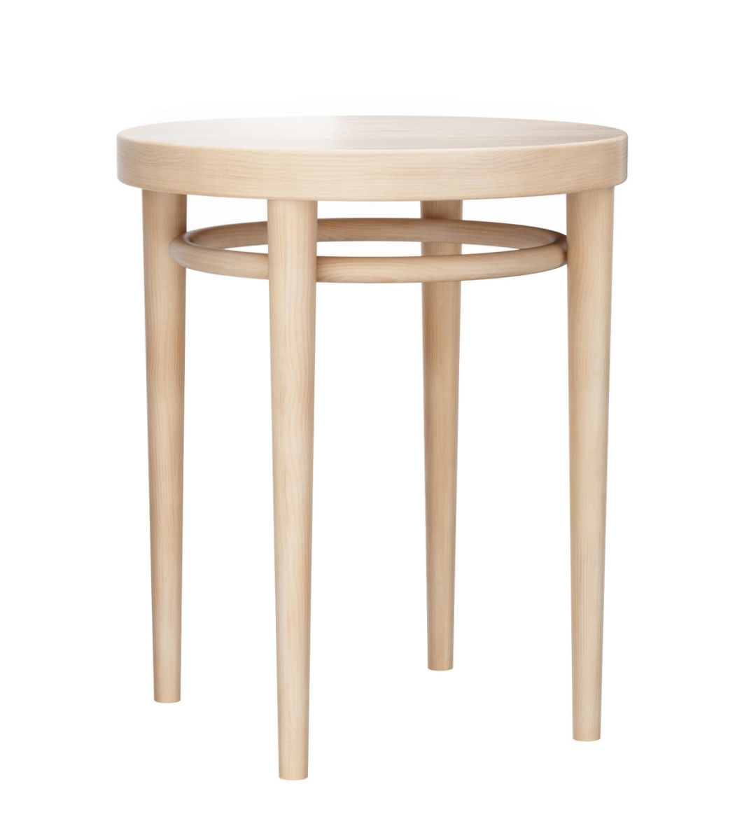 Preview: Thonet 204 MH Bugholz Hocker – stilvolle Kombination aus traditioneller Handwerkskunst und modernem Design mit hochwertiger Verarbeitung.