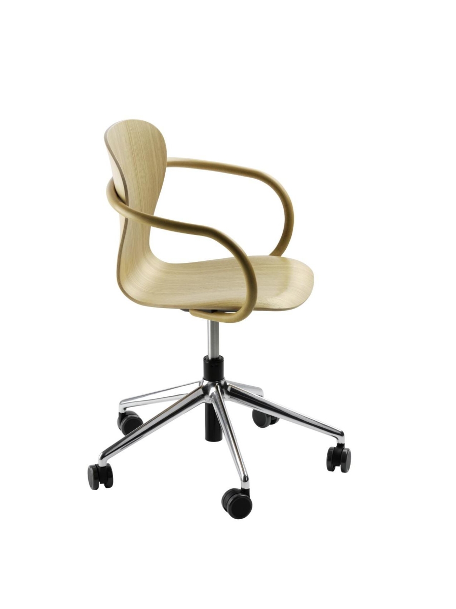 Preview: Thonet S220 FDRW Bürostuhl Eiche Holz