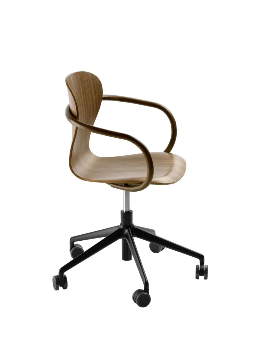 Thonet S220 FDRW Bürostuhl Nussbaum Holz