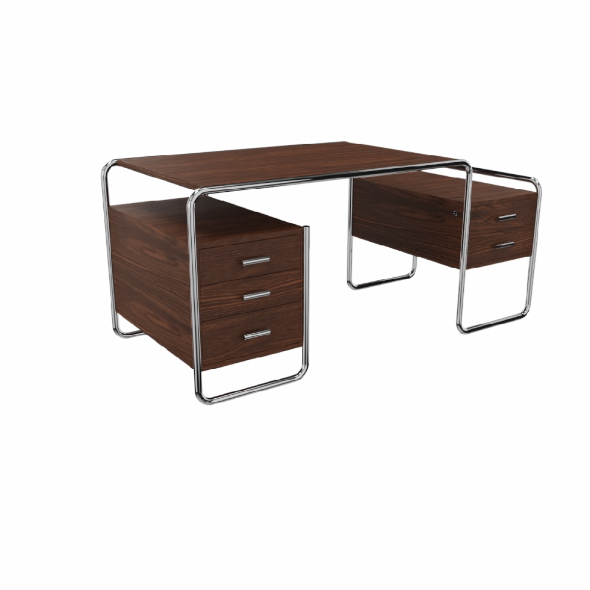 Thonet S285 Nussbaum Chrom Pure Materials