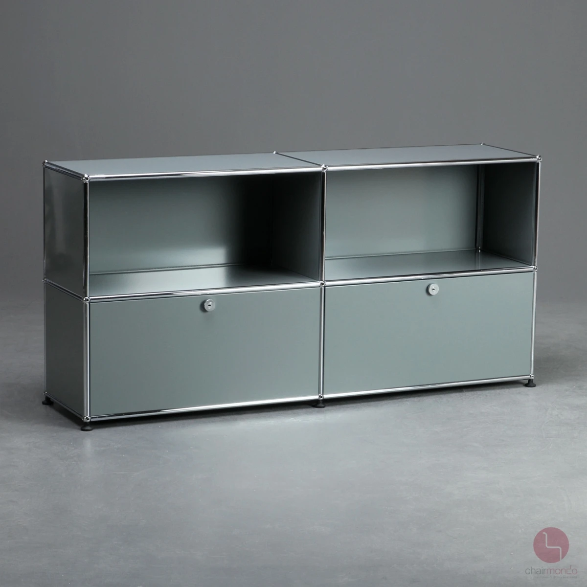 USM Haller Sideboard mit Klapptüren in Mittelgrau gebraucht