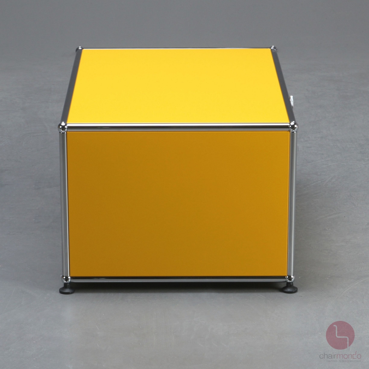 Preview: USM Haller Sideborad Box gelb mit Schubfach gebraucht