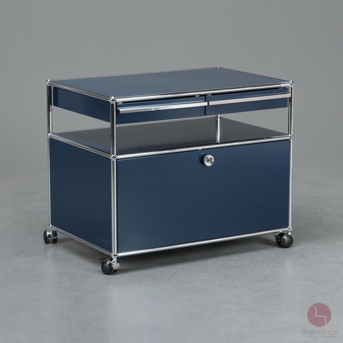 Preview: USM Haller Bürocontainer Sideboard Medienboard mit 2 Schubladen + Schubfach - gebraucht