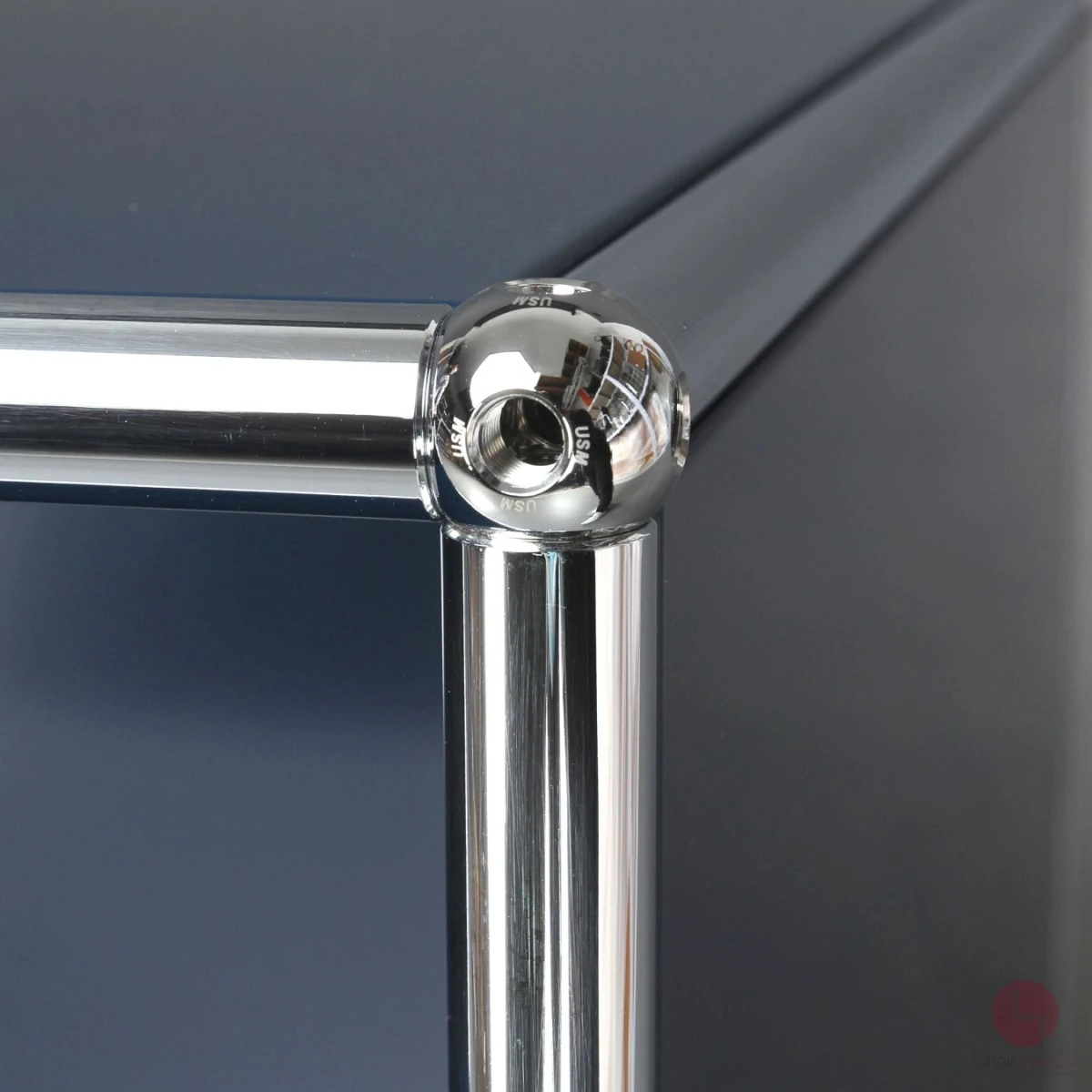 USM Haller Sideboard Stahlblau mit vier offenen Fächern gebraucht