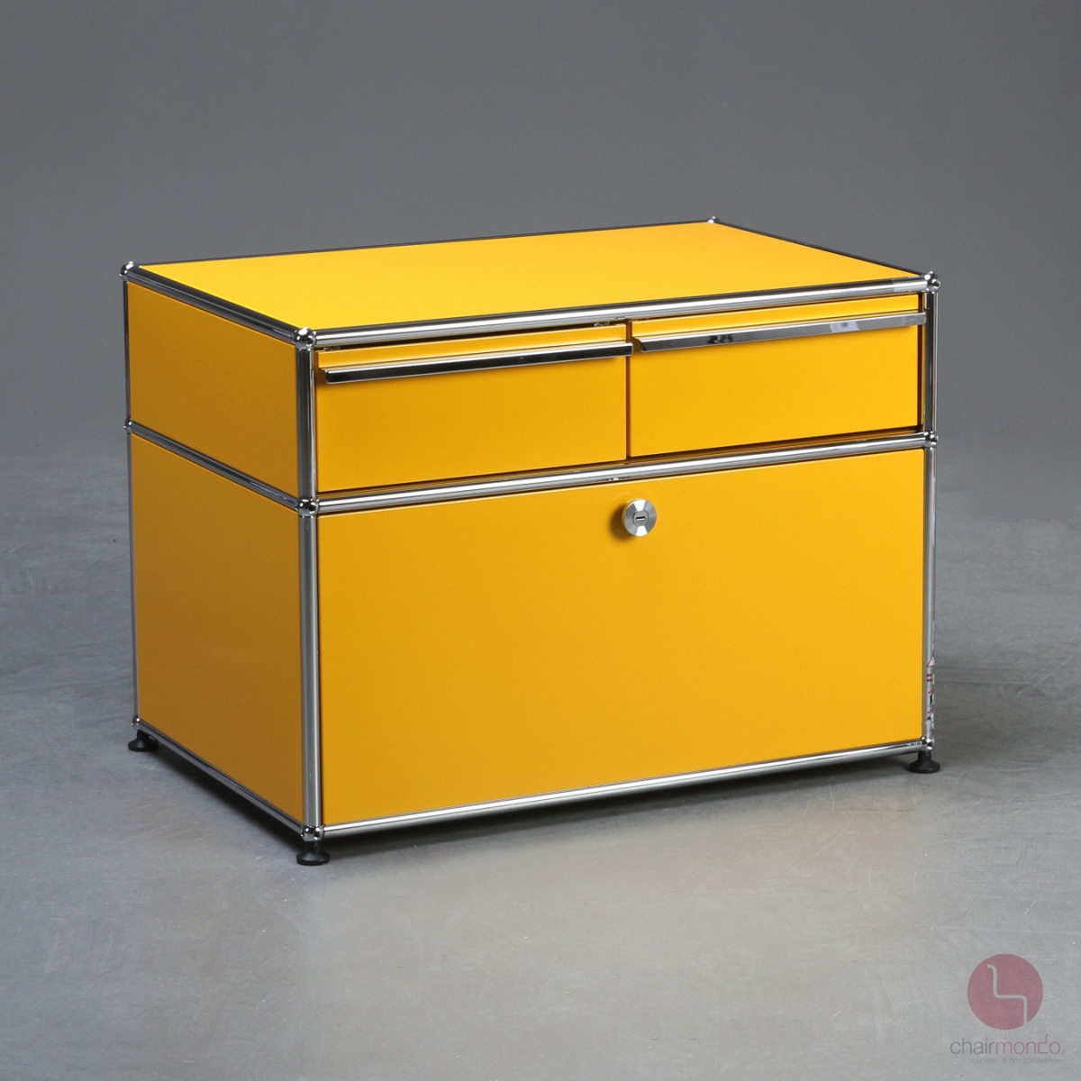 Preview: USM Haller Bürocontainer Sideboard Medienboard mit 2 Schubladen + Schubfach - gebraucht